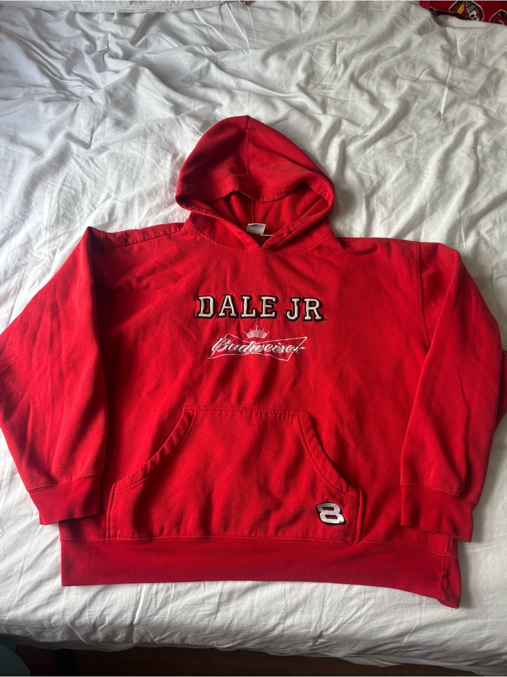 Budweiser Red Dale Jr. Pullover Hoodie